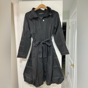 FRANSTYLE  Black Women's Trench Coat Size M
